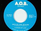 Modern Boogie/Sweet Soul 45 - A Stroke Of Luck - She's So Fine - A.O.B. - NM mp3