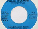 HOLLYWOOD SAXONS Follow Your Mind /Life But Dream ACTION PAC 45 soul synth HEAR