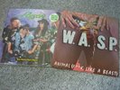 W.A.S.P. & POISON - Animal & Your Mama Don't Dance - 2 x Coloured 12
