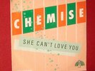 CHEMISE ?/ She Can't Love You / RARE DUTCH HOLLAND PICTURE SLEEVE 7