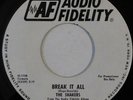 garage 45 RPM THE SHAKERS Break It All Ticket To Ride AUDIO FIDELITY EX HEAR los