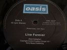 Oasis, Live Forever, NEW/MINT RARE UK promo 12 inch vinyl single