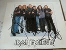 IRON MAIDEN SET OF GENUINE FAN CLUB SIGNATURES + 3 X CONCERT TICKETS
