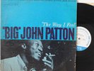 Big John Patton LP “The Way I Feel”   Blue Note 4174   NY, Ear, Van Gelder