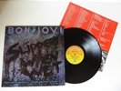 Bon Jovi Slippery When Wet 1986 Vinyl LP Vertigo VERH 38 inc Lyric Inner Sleeve
