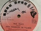 Orig Digi 12” Andy Anderson- Mr Palmer” War- Peace” Sure Spin Label