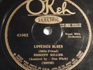 EMMETT MILLER Lovesick Blues /Ain’t Got Nobody 78 rpm Okeh 41062 Hank Williams ?