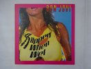 Bon Jovi Slippery When Wet Mercury 28PP-1025 Japan  VINYL LP