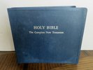 Vintage 1953 Holy Bible Complete New Testament KJV 16 2/3 RPM Records Audio Book
