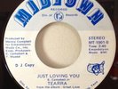 Very Rare Modern Soul TEARRA Just Loving You 45 Midtown 1001 DJ Promo Near Mint