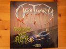 OBITUARY LP / SLOWLY WE ROT ( FIRST PRESS VG / VG 1989 ) RARE SPELLING