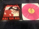 Metallica Kill Em All Coloured Pink LP Vinyl Rare