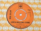 BOB DYLAN 'LIKE A ROLLING STONE / GATES OF EDEN' 45 UK CBS 1965 FIRST PRESSING