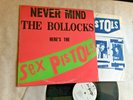 SEX PISTOLS never mind the bollocks RARE LP '77  sub mission sticker bsk3147 PIL