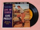 Elvis Presley EPA-4006 Love Me Tender RARE Orange Label with Picture Sleeve
