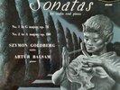 BRUNSWICK AXTL 1082 BRAHMS VIOLIN SONATAS 1 & 2 *SZYMON GOLDBERG BALSAM* EX+/NM