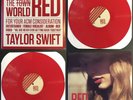 TAYLOR SWIFT Red RED VINYL ACM PROMO-ONLY 2 LP Gatefold+Slipcover 2012