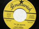 FOUR PENNIES Doo Wop No Soul PROMO 45rpm Shake A Hand b/w Tis the Season