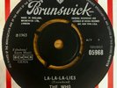 THE WHO LA-LA-LA-LIES 1965 BRUNSWICK UK 1ST PRESS VINYL SINGLE 7