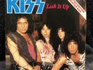 KISS - LICK IT UP - VINYL SINGLE PICTURE SLEEVE & LIMITED EDITION POSTER BAG