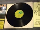 IRON MAIDEN; FIRST ALBUM VINYL LP BY RON MCGOVNEY w/ METALLICA FLYER
