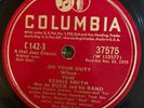Columbia BESSIE SMITH Do Your Duty w Benny Goodman Bd 78rpm 1933 Blues E last