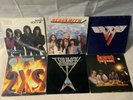 6 HARD ROCK Vinyl LP Lot- VG+ AEROSMITH NAZARETH VAN HALEN KISS TRIUMPH