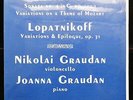 Beethoven: Cello Sonata No. 4 - Nikolai Graudan **Sealed Orion ED1 Stereo LP**