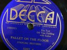 Decca 5267 Stripling Brothers PALLET ON  FLOOR 1935 78 rpm Country  Alabama EE+