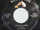 HEAR IT 50's Rockabilly 45 rpm record Elvis Presley 