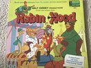 Disneyland Records 1973 Robin Hood w/Book 3810 Vinyl LP Good+ Everything Intact.