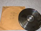 VINTAGE UNKNOWN STAMPER Metal Master Disc RECORD