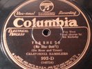 California Ramblers-Yes She Do (No She Don't)/Pardon The Glove-Columbia 992 E