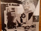 $1 Opening Bid. Signed GG Allin Dirty Love Songs vinyl record 1987 1st press.