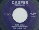 CASPER TRIO: SWAMP WOMAN / BEAT GOES ON -  OBSCURE PRIVATE PRESS SOUL FUNK 45rpm