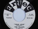 R&B Doo Wop 45 TRAMPS Your Love ARVEE VG+ promo HEAR
