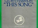 Beatles US 45 George Harrison Dark Horse DRC 8294 THIS SONG  W/Pic Sleeve ()
