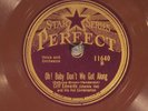 78 RPM - Cliff Edwards Hot Combo (Venuti Lang Rollini), Perfect 11640, EE- Jazz