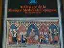 GREGORIO PANIAGUA / ANTHOLOGY OF THE SPANISH MEDIEVAL MUSIC / ERATO