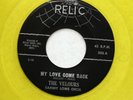VELOURS Doo Wop YELLOW WAX 45rpm Honey Drop b/w My Love Come Back HEAR
