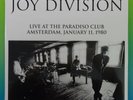 JOY DIVISION Live At Paradiso Club 1980 EU IMPORT Vinyl LP LIMITED Edition /500