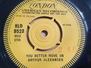 Arthur Alexander - You Better Move On 1962 UK  Demo 7in