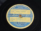 Frank Sinatra - USA LP 78rpm Acetate / unknow title and source - single sided