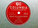 GENE AUTRY Rudolph The Red-Nosed Reindeer 78 rpm Orig Columbia Christmas NICE