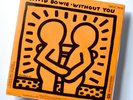 ORIGINAL 1984 KEITH HARING ART COVER DAVID BOWIE 7 INCH VINYL FRANCE RARE