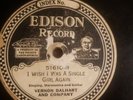 RARE PREWAR COUNTRY VERNON DALHART 1925 EDISON DIAMOND DISC 51610