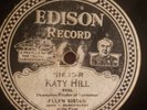PREWAR COUNTRY ALLEN  SISSON 1925 EDISON DIAMOND DISC 51690 KATY HILL