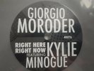 Giorgio Moroder ft Kylie Minogue RIGHT HERE RIGHT NOW Vinyl RSD 2020 12