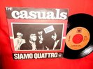THE CASUALS Siamo quattro 45rpm 7' + PS 1967 ITALY BEAT MINT Gino Paoli