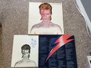 DAVID BOWIE - ALADDIN SANE , 1st UK ISSUE , FAN CLUB , VG+    3T/3T
